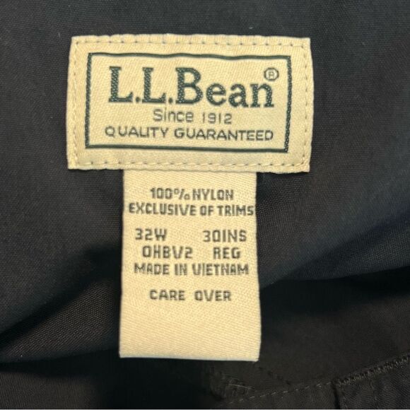 LL Bean Mens Cresta Hiking Zip-Off Pants Size 32 x 30 Water Resistant Outdoor - Picture 6 of 7